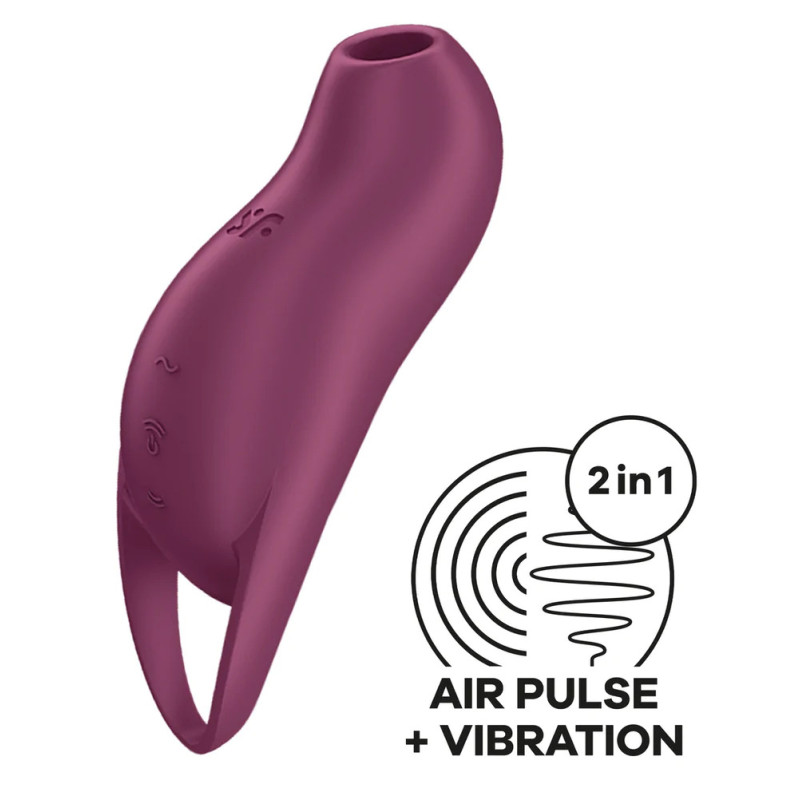 Satisfyer Stimulateur de Clitoris Pocket Pro 1 Framboise